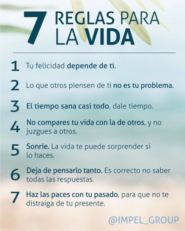 Vivir Mejor: 7 Reglas para la Vida | CALVARI