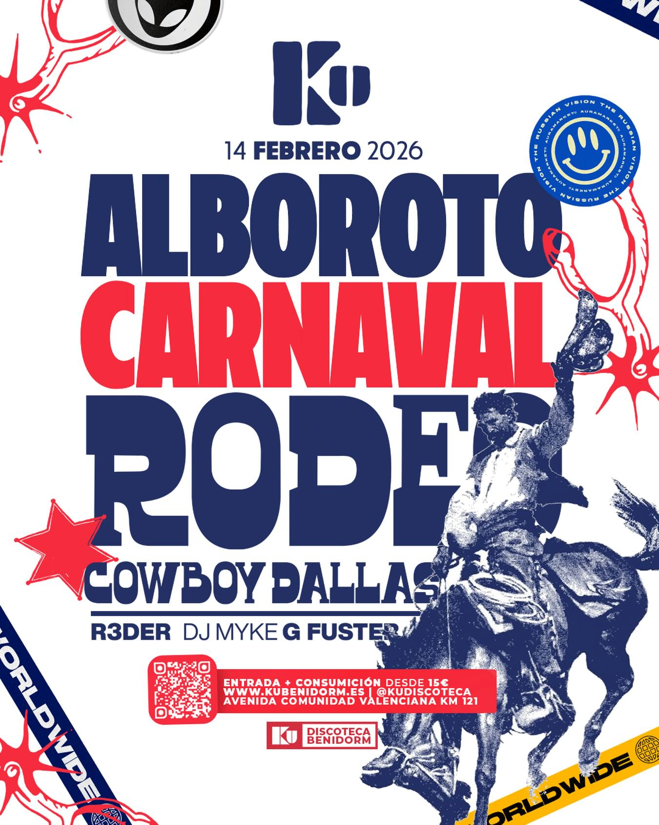 Discoteca Rodeo Store Hoy sábado 14 de febrero 2926, en Discoteca Ku ALBOROTO CARNAVAL RODEO ...